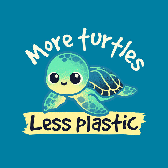 More Turtles Less Plastic-None-Matte-Poster-NemiMakeit