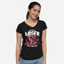 Loser Baby-Womens-V-Neck-Tee-estudiofitas