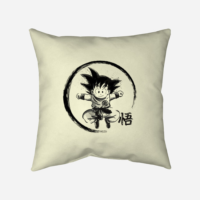 Goku Kid-None-Removable Cover w Insert-Throw Pillow-fanfabio