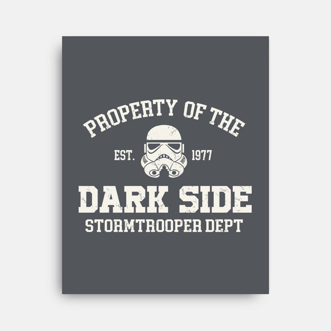Property Of Dark Side-None-Stretched-Canvas-Melonseta