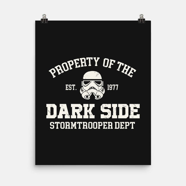 Property Of Dark Side-None-Matte-Poster-Melonseta