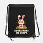 Books Make Me Hoppy-None-Drawstring-Bag-tobefonseca