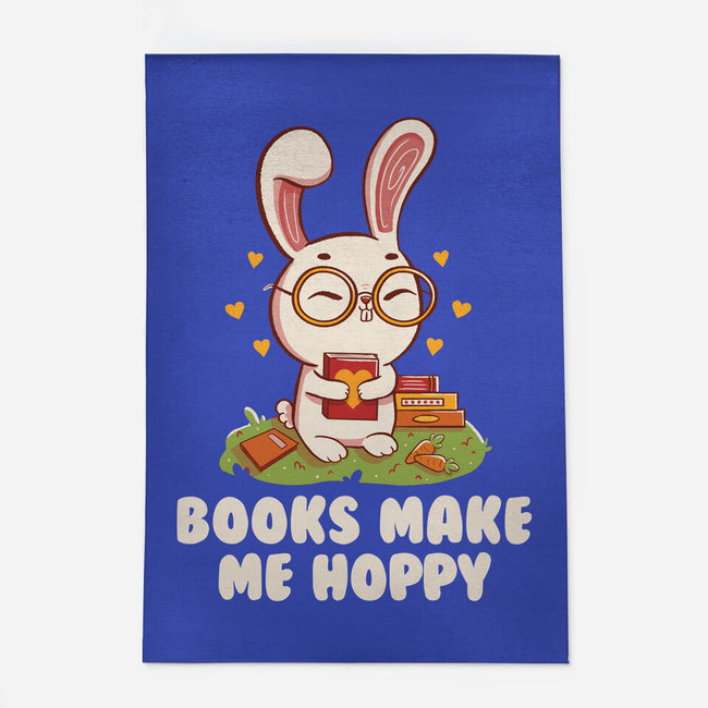 Books Make Me Hoppy-None-Outdoor-Rug-tobefonseca