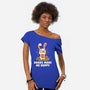 Books Make Me Hoppy-Womens-Off Shoulder-Tee-tobefonseca