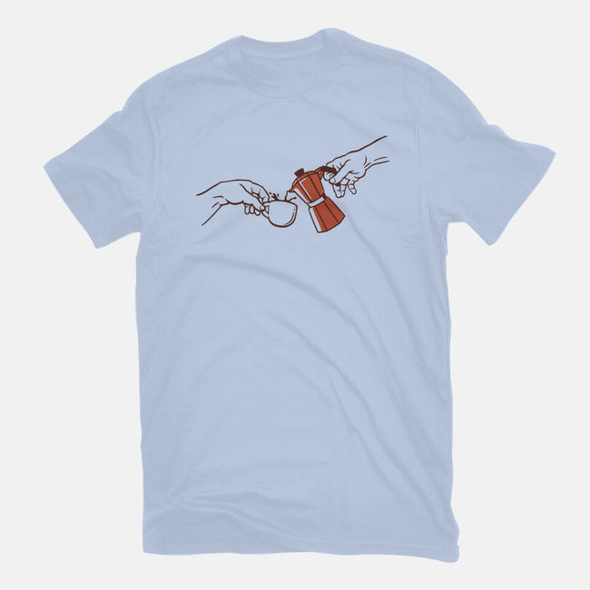 The Creation Of Coffee-Unisex-Basic-Tee-tobefonseca