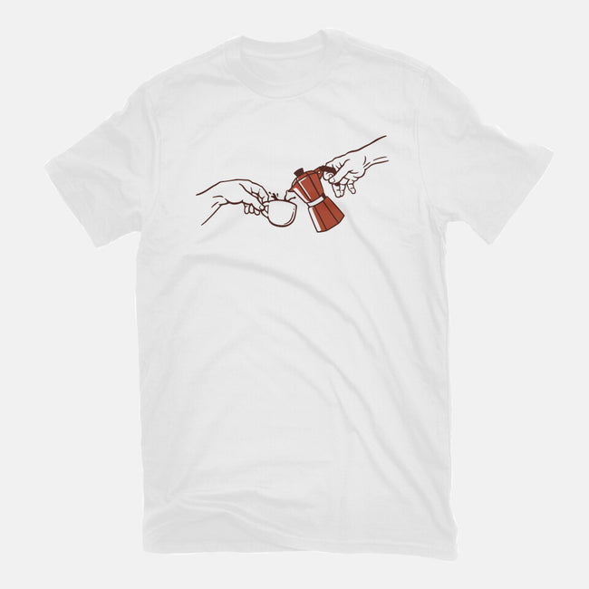 The Creation Of Coffee-Unisex-Basic-Tee-tobefonseca