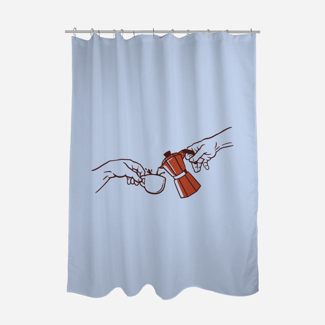 The Creation Of Coffee-None-Polyester-Shower Curtain-tobefonseca