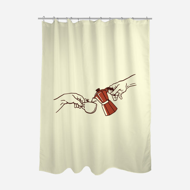The Creation Of Coffee-None-Polyester-Shower Curtain-tobefonseca