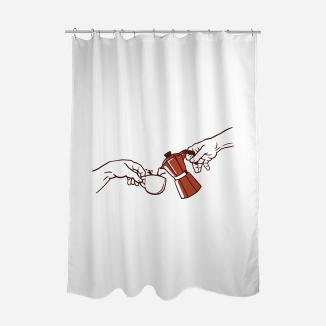 The Creation Of Coffee-None-Polyester-Shower Curtain-tobefonseca