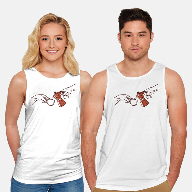 The Creation Of Coffee-Unisex-Basic-Tank-tobefonseca