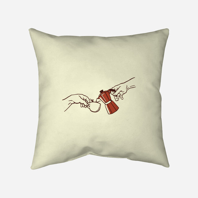 The Creation Of Coffee-None-Non-Removable Cover w Insert-Throw Pillow-tobefonseca