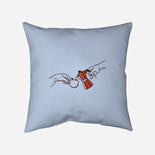 The Creation Of Coffee-None-Removable Cover w Insert-Throw Pillow-tobefonseca