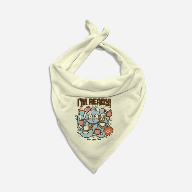 I'm Ready Coffee Octopus-Dog-Bandana-Pet Collar-tobefonseca