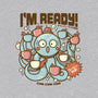 I'm Ready Coffee Octopus-Womens-V-Neck-Tee-tobefonseca