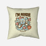 I'm Ready Coffee Octopus-None-Non-Removable Cover w Insert-Throw Pillow-tobefonseca