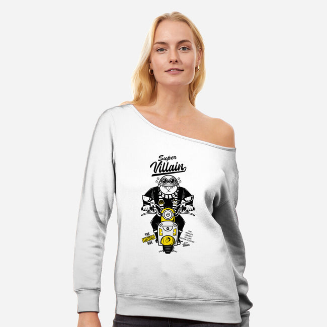 Super Villain-Womens-Off Shoulder-Sweatshirt-krisren28