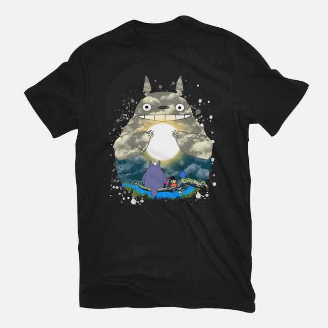 Totoro Moonlight-Unisex-Basic-Tee-JamesQJO