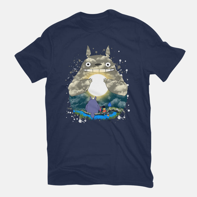 Totoro Moonlight-Mens-Heavyweight-Tee-JamesQJO