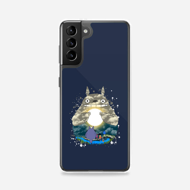 Totoro Moonlight-Samsung-Snap-Phone Case-JamesQJO