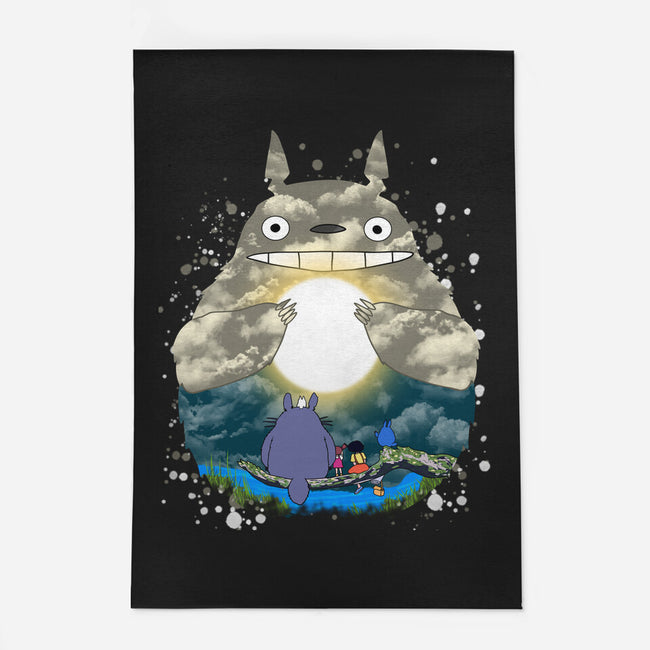 Totoro Moonlight-None-Outdoor-Rug-JamesQJO