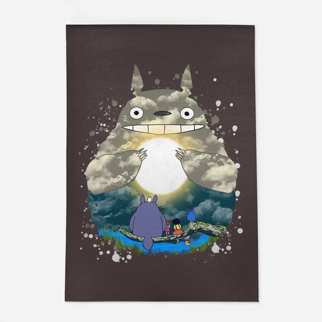 Totoro Moonlight-None-Outdoor-Rug-JamesQJO