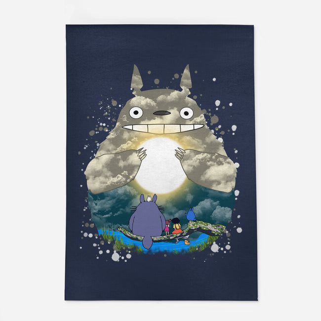 Totoro Moonlight-None-Outdoor-Rug-JamesQJO