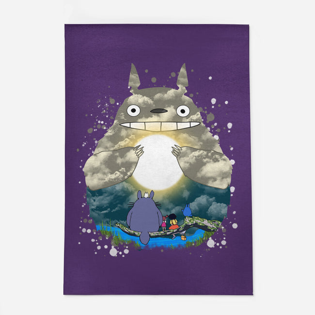 Totoro Moonlight-None-Outdoor-Rug-JamesQJO