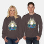 Totoro Moonlight-Unisex-Crew Neck-Sweatshirt-JamesQJO