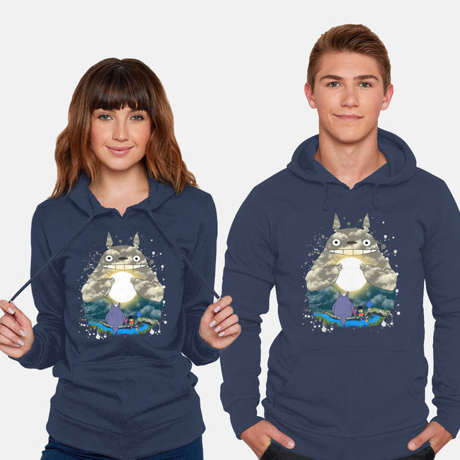 Totoro Moonlight-Unisex-Pullover-Sweatshirt-JamesQJO