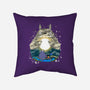 Totoro Moonlight-None-Non-Removable Cover w Insert-Throw Pillow-JamesQJO