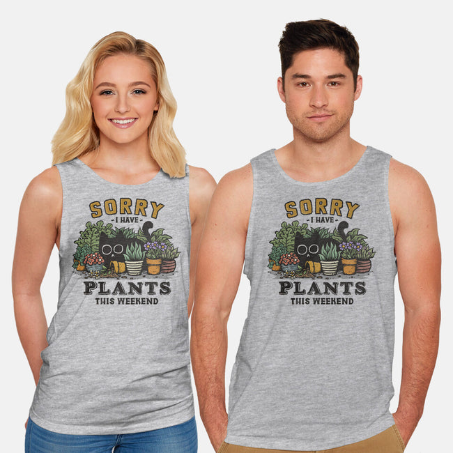 I Have Plants This Weekend-Unisex-Basic-Tank-kg07
