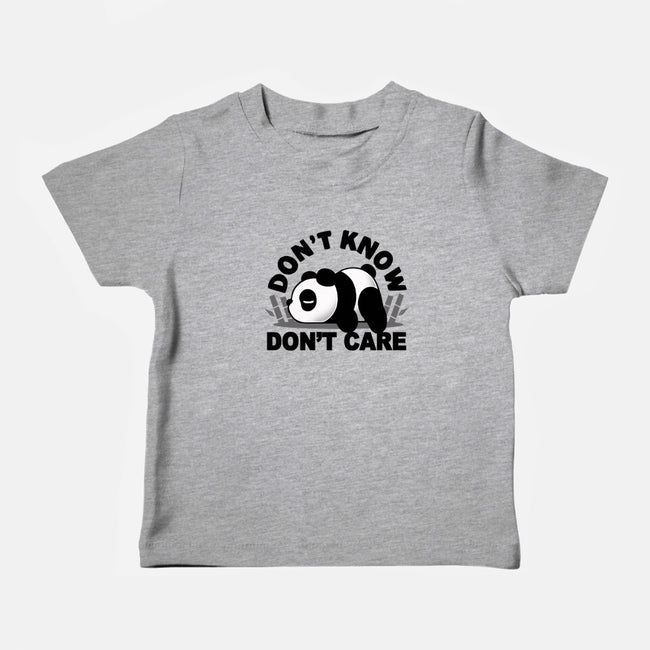 Don't Know Don't Care-Baby-Basic-Tee-Vallina84