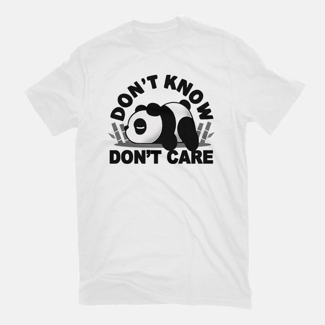 Don't Know Don't Care-Mens-Premium-Tee-Vallina84