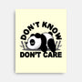Don't Know Don't Care-None-Stretched-Canvas-Vallina84