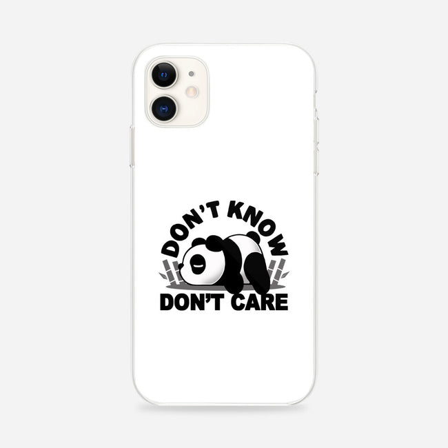 Don't Know Don't Care-iPhone-Snap-Phone Case-Vallina84