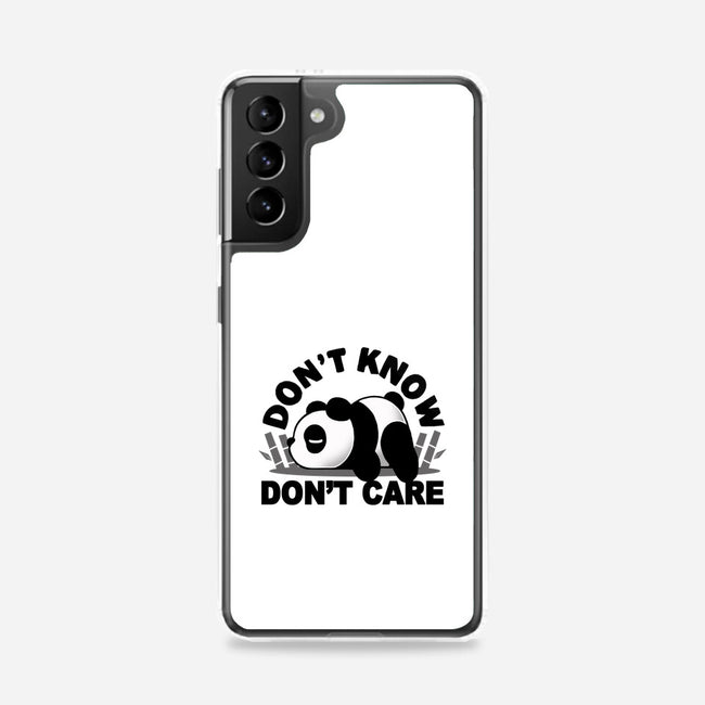 Don't Know Don't Care-Samsung-Snap-Phone Case-Vallina84