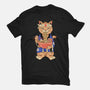 Ramen Meowster Standing-Womens-Fitted-Tee-vp021