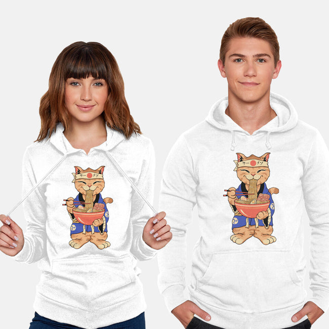 Ramen Meowster Standing-Unisex-Pullover-Sweatshirt-vp021