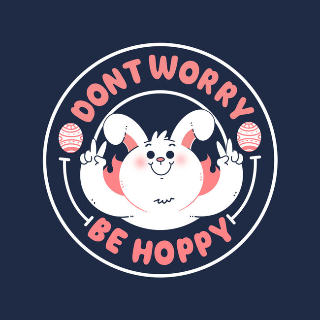 Don’t Worry Be Hoppy-Womens-V-Neck-Tee-Tri haryadi