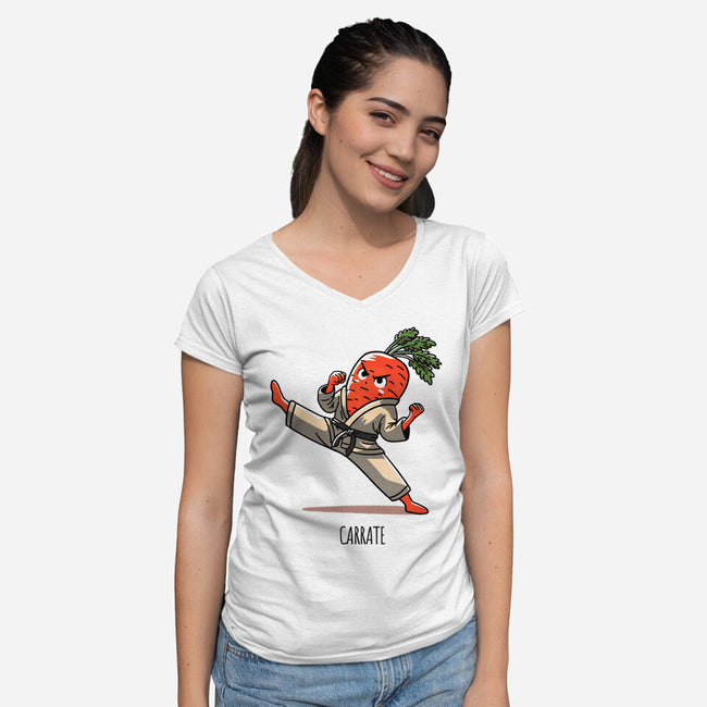 Carrate-Womens-V-Neck-Tee-fanfreak1