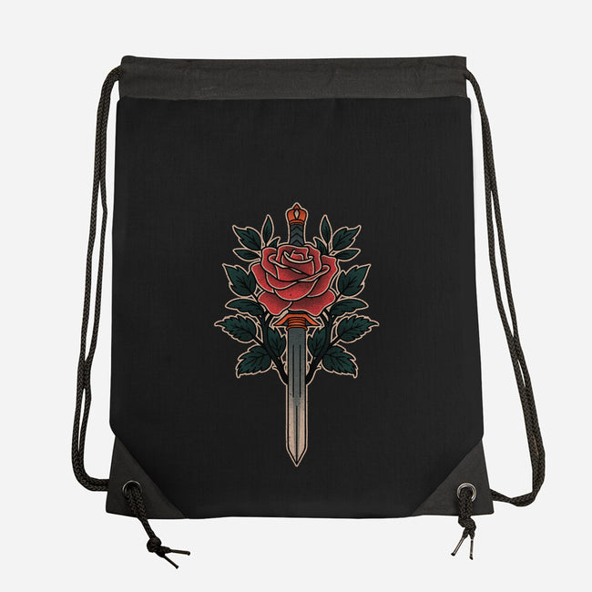 Blade Of Roses-None-Drawstring-Bag-fanfreak1