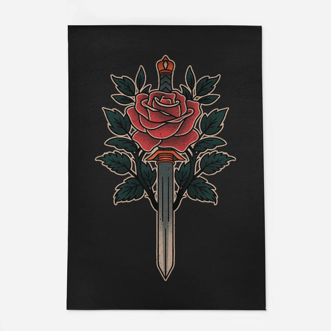 Blade Of Roses-None-Outdoor-Rug-fanfreak1