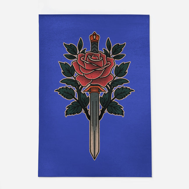 Blade Of Roses-None-Outdoor-Rug-fanfreak1