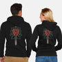 Blade Of Roses-Unisex-Zip-Up-Sweatshirt-fanfreak1