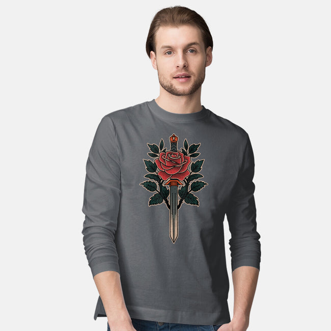 Blade Of Roses-Mens-Long Sleeved-Tee-fanfreak1