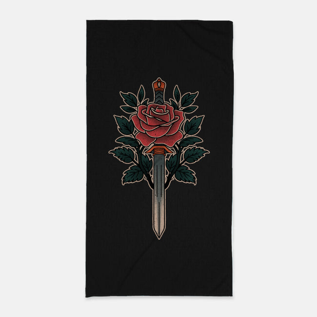 Blade Of Roses-None-Beach-Towel-fanfreak1