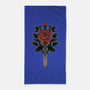 Blade Of Roses-None-Beach-Towel-fanfreak1