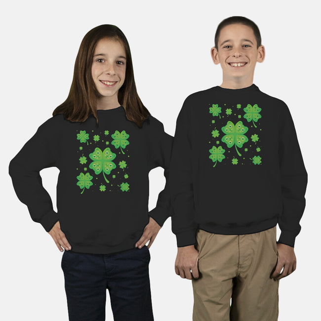 Lucky Kittens-Youth-Crew Neck-Sweatshirt-erion_designs