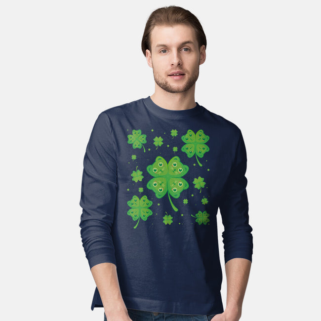 Lucky Kittens-Mens-Long Sleeved-Tee-erion_designs