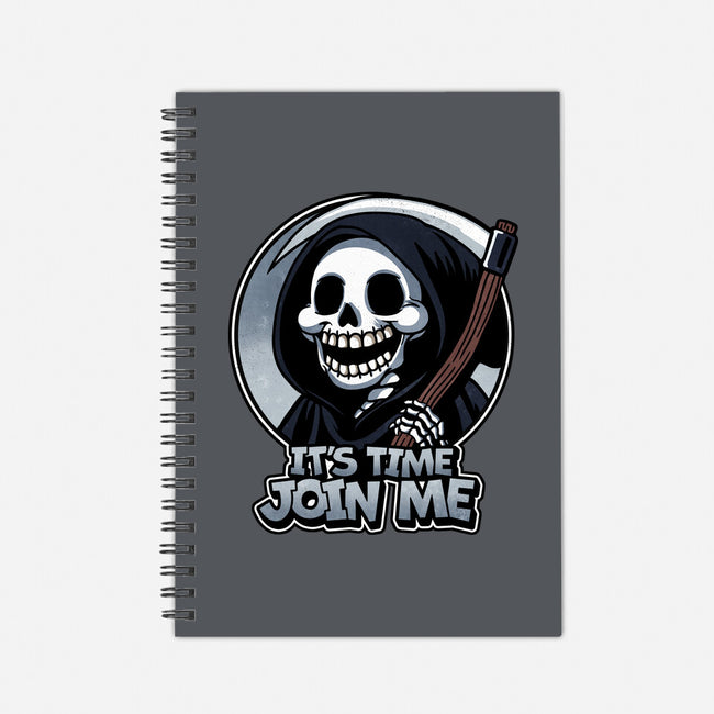 It's Time Join Me-None-Dot Grid-Notebook-fanfreak1